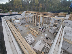 Строительство гаража из газобетона в скандинавском стиле - СтройЛюкс