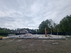 Строительство гаража из газобетона в скандинавском стиле - СтройЛюкс