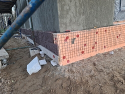 СТРОИТЕЛЬСТВО ДОМА ИЗ ГАЗОБЕТОНА . Декоративная штукатурка фасада. - СтройЛюкс