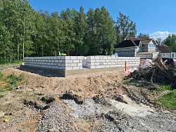 СТРОИТЕЛЬСТВО ДОМА ИЗ ГАЗОБЕТОНА . Декоративная штукатурка фасада. - СтройЛюкс