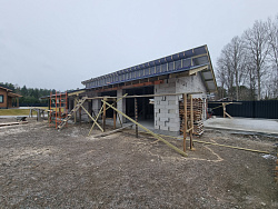 Строительство гаража из газобетона в скандинавском стиле - СтройЛюкс