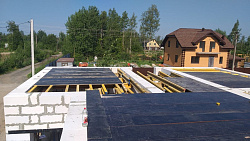 СТРОИТЕЛЬСТВО ДОМА ИЗ ГАЗОБЕТОНА . Декоративная штукатурка фасада. - СтройЛюкс