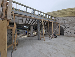 Строительство гаража из газобетона в скандинавском стиле - СтройЛюкс