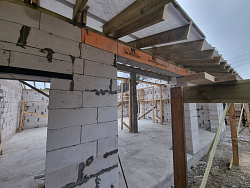 Строительство гаража из газобетона в скандинавском стиле - СтройЛюкс