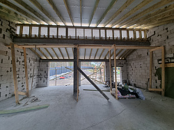 Строительство гаража из газобетона в скандинавском стиле - СтройЛюкс