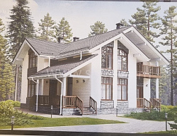 СТРОИТЕЛЬСТВО ДОМА ИЗ ГАЗОБЕТОНА . Декоративная штукатурка фасада. - СтройЛюкс