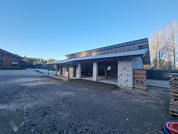 Строительство гаража из газобетона в скандинавском стиле - СтройЛюкс