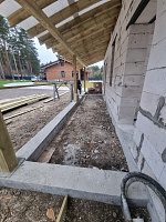 Строительство гаража из газобетона в скандинавском стиле - СтройЛюкс