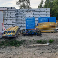 СТРОИТЕЛЬСТВО ДОМА ИЗ ГАЗОБЕТОНА . Декоративная штукатурка фасада. - СтройЛюкс