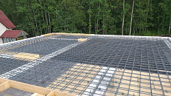 СТРОИТЕЛЬСТВО ДОМА ИЗ ГАЗОБЕТОНА . Декоративная штукатурка фасада. - СтройЛюкс