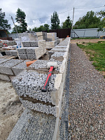 Дом из керамзитобетонных блоков 450 м² с облицовкой - детальное фото