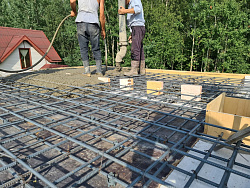 СТРОИТЕЛЬСТВО ДОМА ИЗ ГАЗОБЕТОНА . Декоративная штукатурка фасада. - СтройЛюкс