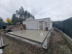 Строительство гаража из газобетона в скандинавском стиле - СтройЛюкс