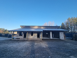 Строительство гаража из газобетона в скандинавском стиле - СтройЛюкс