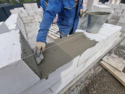 Строительство гаража из газобетона в скандинавском стиле - СтройЛюкс