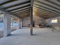 Строительство гаража из газобетона в скандинавском стиле - СтройЛюкс