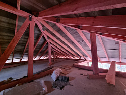 Дом из керамзитобетонных блоков 450 м² с облицовкой - детальное фото