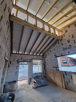 Строительство гаража из газобетона в скандинавском стиле - СтройЛюкс