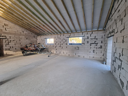 Строительство гаража из газобетона в скандинавском стиле - СтройЛюкс