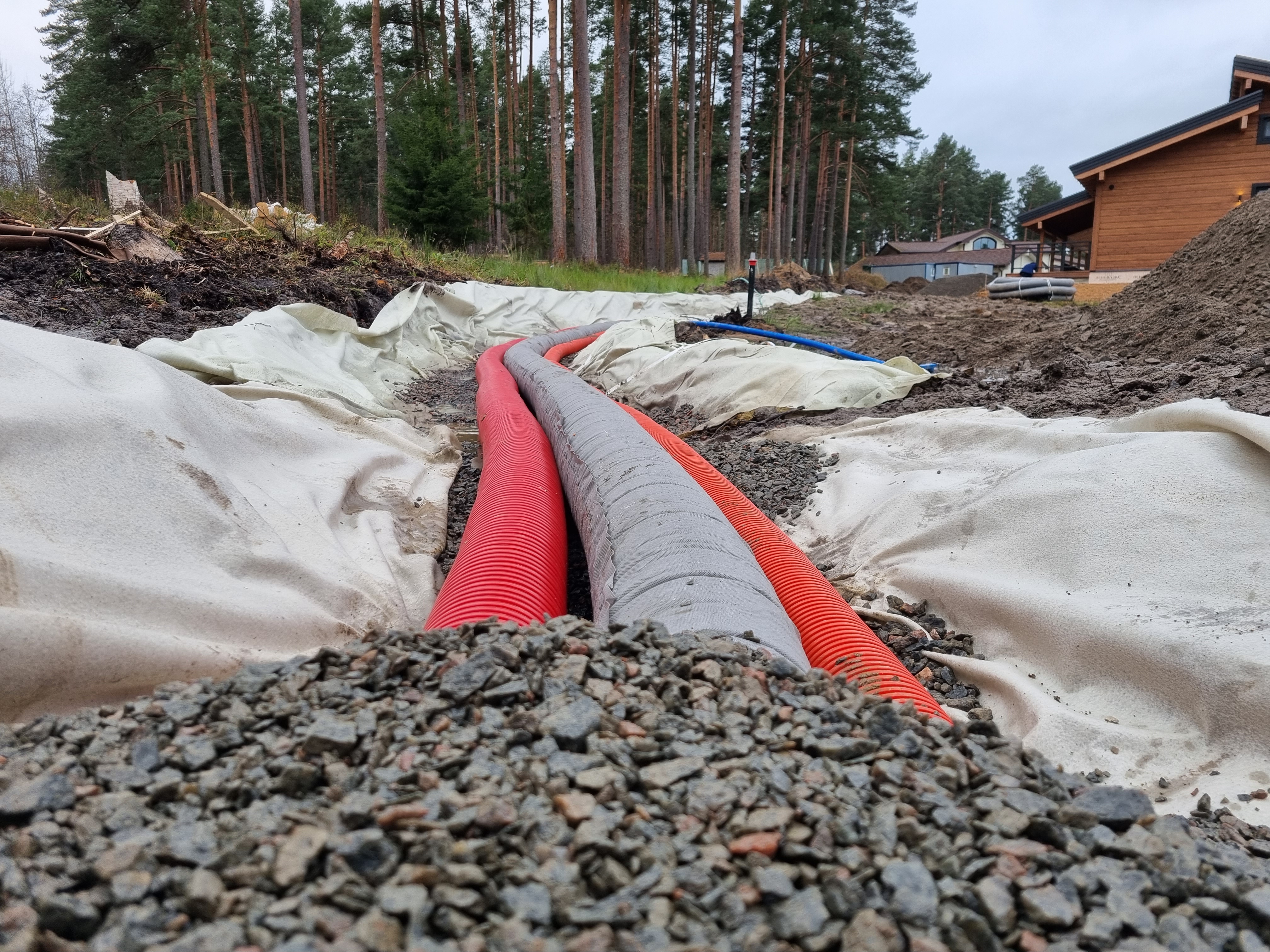 Дренажная система для фундамента