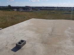 Коттедж  ИЗ ПОРИЗОВАННОГО КИРПИЧА. Фундаментная плита с ребрами вверх. - СтройЛюкс