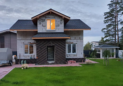 ДОМ ИЗ ГАЗОБЕТОНА И БЛАГОУСТРОЙСТВО УЧАСТКА - СтройЛюкс