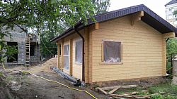 БАНЯ ПОД КЛЮЧ ИЗ КЛЕЕНОГО БРУСА - СтройЛюкс