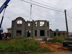 СТРОИТЕЛЬСТВО КОТТЕДЖА ИЗ КЕРАМЗИТОБЕТОННЫХ БЛОКОВ - СтройЛюкс