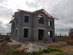СТРОИТЕЛЬСТВО КОТТЕДЖА ИЗ КЕРАМЗИТОБЕТОННЫХ БЛОКОВ - СтройЛюкс