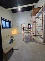 Отделка дома с гаражом имитацией бруса под ключ - СтройЛюкс