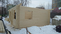 БАНЯ ПОД КЛЮЧ ИЗ КЛЕЕНОГО БРУСА - СтройЛюкс