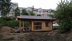 БАНЯ ПОД КЛЮЧ ИЗ КЛЕЕНОГО БРУСА - СтройЛюкс