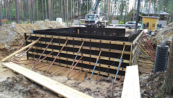 Фундаментная плита с бассейном - СтройЛюкс