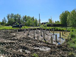 Монолитная плита на забивных сваях - СтройЛюкс