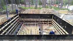 Фундаментная плита с бассейном - СтройЛюкс