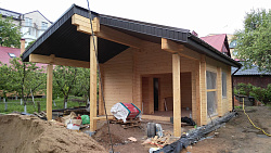 БАНЯ ПОД КЛЮЧ ИЗ КЛЕЕНОГО БРУСА - СтройЛюкс