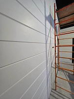 Отделка дома с гаражом имитацией бруса под ключ - СтройЛюкс