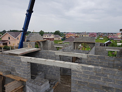 СТРОИТЕЛЬСТВО КОТТЕДЖА ИЗ КЕРАМЗИТОБЕТОННЫХ БЛОКОВ - СтройЛюкс