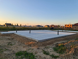 СТРОИТЕЛЬСТВО ФУНДАМЕНТНОЙ ПЛИТЫ ПОД ДОМ И ПОД БЕСЕДКУ - СтройЛюкс