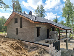 ДОМ ИЗ КЕРАМЗИТОБЕТОННЫХ БЛОКОВ КП ИВОЛГА - СтройЛюкс