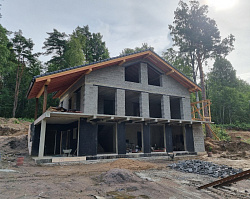 ДОМ ИЗ КЕРАМЗИТОБЕТОННЫХ БЛОКОВ КП ИВОЛГА - СтройЛюкс