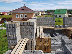 СТРОИТЕЛЬСТВО КОТТЕДЖА ИЗ КЕРАМЗИТОБЕТОННЫХ БЛОКОВ - СтройЛюкс