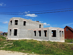 СТРОИТЕЛЬСТВО КОТТЕДЖА ИЗ КЕРАМЗИТОБЕТОННЫХ БЛОКОВ - СтройЛюкс