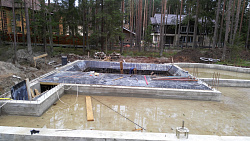 Фундаментная плита с бассейном - СтройЛюкс