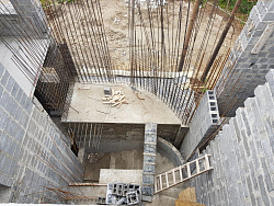 ДОМ ИЗ КЕРАМЗИТОБЕТОННЫХ БЛОКОВ. Цокольный этаж. - СтройЛюкс