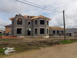 СТРОИТЕЛЬСТВО КОТТЕДЖА ИЗ КЕРАМЗИТОБЕТОННЫХ БЛОКОВ - СтройЛюкс