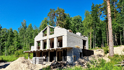 ДОМ ИЗ КЕРАМЗИТОБЕТОННЫХ БЛОКОВ КП ИВОЛГА - СтройЛюкс