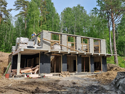 ДОМ ИЗ КЕРАМЗИТОБЕТОННЫХ БЛОКОВ КП ИВОЛГА - СтройЛюкс