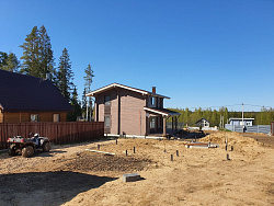 ДОМ ИЗ ГАЗОБЕТОНА И БЛАГОУСТРОЙСТВО УЧАСТКА - СтройЛюкс