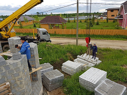 СТРОИТЕЛЬСТВО КОТТЕДЖА ИЗ КЕРАМЗИТОБЕТОННЫХ БЛОКОВ - СтройЛюкс